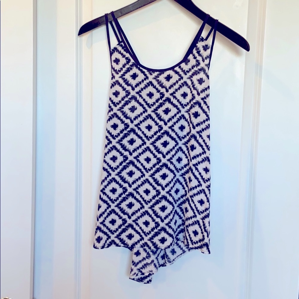 Papermoon strapped tank, open back-EUC